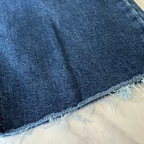 And Now This Straight Denim Womens Jeans 32 frayed button fly cropped - Picture 3 of 10